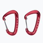 Karabiner for mounting the KADVA Hammock Hammock Carabiner red