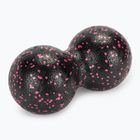 XTREXO TRX-MSP012 double massage ball 12 cm black/pink