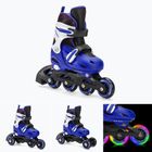 HUMBAKA Starjet LED children's roller skates 3in1 blue