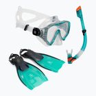 AQUASTIC Jetty snorkelling set mask + snorkel + fins blue