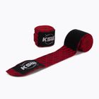 KSW boxing bandages red