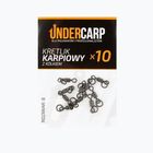 UnderCarp carp swivel with hoop black UC54