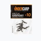 UnderCarp quick-change carp swivels black UC55