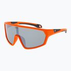 Kidsʼ sunglasses GOG Flint matt neon orange/black reflex silver