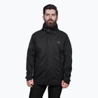 Alpinus men's rain jacket Arys black