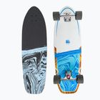 Surfskate Cutback Splash 34" white-blue skateboard CUT-SUR-SPL