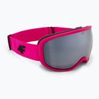 Children's ski goggles 4F U067 hot pink neon