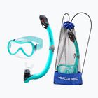 AQUA-SPEED children's diving set Alize FS + Samos + Mesh turquoise