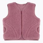Children's gilet KID STORY Merino dusty pink