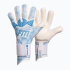 Goalkeeper gloves Football Masters Varis X PRO white/blue