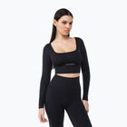 Women's training longsleeve Carpatree Dopamine Buzz Seamless obsidian black