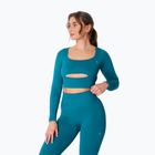 Women's training longsleeve Carpatree Dopamine Buzz Seamless petrol green