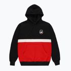 Men's PROSTO Emblem hoodie black and red KL222MSWE2023