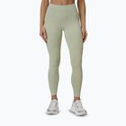 Women's training leggings 4F Solar Punk FNK F399 light green allover