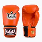 Boxing gloves RAJA BOXING Single Standard Genuine Leather orange