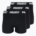 Men's boxers PROSTO KL252MACC 3 pairs black