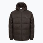 Men's winter jacket PROST Puffer dark brown