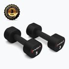 HMS HPT02 TPU dumbbells 2 pcs. 3 kg black