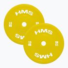 PE Olympic weight HMS TPP01 2 x 1.5 kg yellow