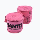 MANTO Punch pink boxing bandages MNA884_PIN_9UN
