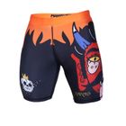 MANTO Diablo men's training shorts black-orange MNS545_BLK