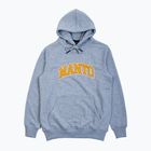 Men's MANTO Varsity hoodie grey MNH479_MEL/YEL