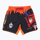 MANTO Diablo men's training shorts black-orange MNS507_BLK