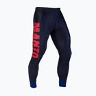 Men's training leggings MANTO Night Out black/red