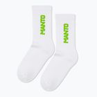 Socks MANTO Logotype white/green