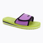 Kubota flip-flops Velcro lime-purple KKRZ66