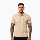 Men's polo shirt Octagon Legion Small Logo 3D Polo beige
