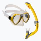 AQUA-SPEED children's diving set Aura + Evo yellow 605