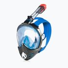 AQUA-SPEED Brizo full face mask for snorkelling + camera holder black/blue