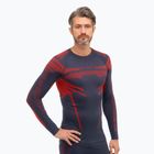 Men's thermal T-shirt Brubeck Dry 5635 black-blue LS15700