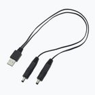 USB charging cable for Glovii GE33C heated gloves, slippers and hoods black