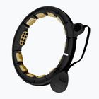 Hula hop with weight and counter HMS HHM13 black/gold