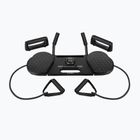 Multifunctional board HMS DBP02 for abdominal muscle exercises and push-ups with straps 3w1 black