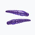 Libra Lures Largo Slim Krill rubber lure 12 pcs purple with glitter LARGOSLIMK34