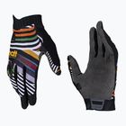 Leatt MTB 1.0 GripR stripes women's cycling gloves