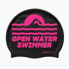 Swim cap BuddySwim OWS Silicone black / pink