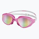 Swimming goggles BuddySwim OzeanX Mirror pink/white/iridium