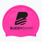 Swimming cap BuddySwim BLogo Silicone pink