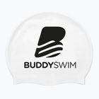 Swimming cap BuddySwim BLogo Silicone white