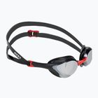 Swim goggles ZONE3 Volare Streamline Racing black/red/silver polarized mirror revo