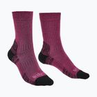 Women's socks Bridgedale Lightweight Merino Performance Boot Original berry