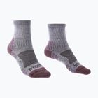 Women's socks Bridgedale Lightweight Merino Performance 3/4 Crew Original heather/damson
