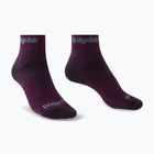 Women's trekking socks Bridgedale Hike Midweight Performance Ankle dark purple