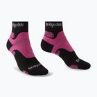 Women's trekking socks Bridgedale Hike Midweight Performance Ankle black/pink