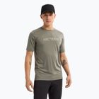 Men's Arc'teryx Ionia Merino Wool Arc'Word Logo forage T-shirt
