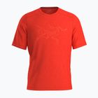 Men's Arcteryx Cormac Logo SS dynasty heather T-shirt